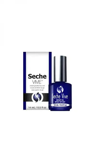 Seche Vive Instant Gel Effect Topcoat 0.5oz (Blue) Seche Vive