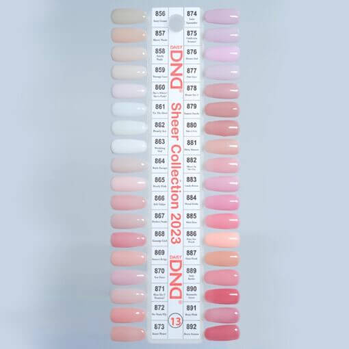 DND Gelcolor - Sheer Collection – 36 Set DND