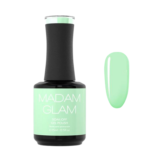 Dusty Pastel Green Madam Glam