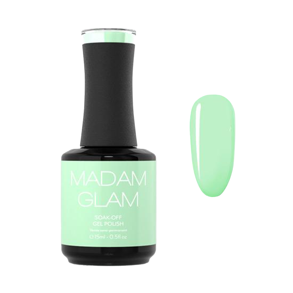 Dusty Pastel Green Madam Glam