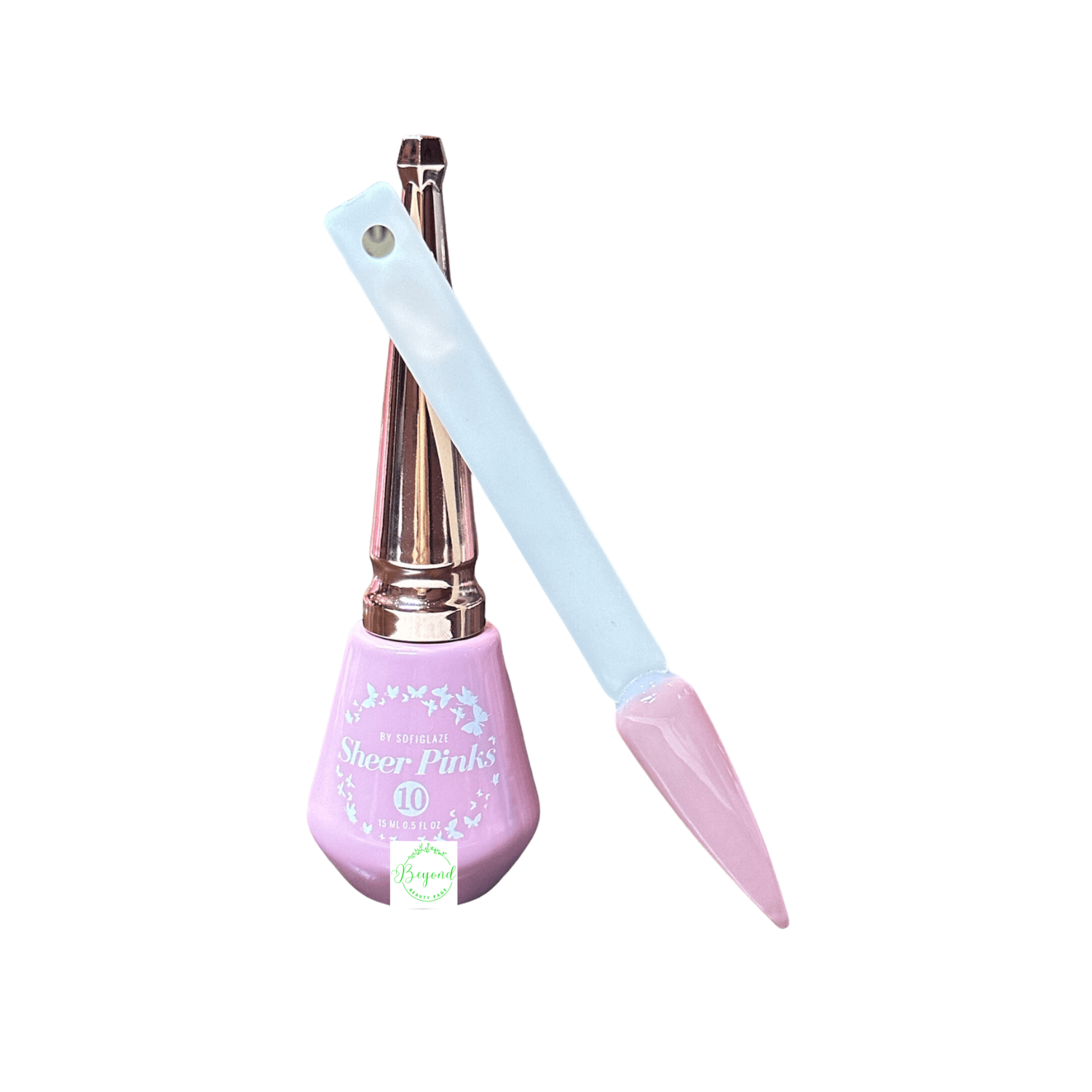 SofiGlaze Gelcolor Sheer Pink Barely There 0.5 oz - #10 Sofiglaze