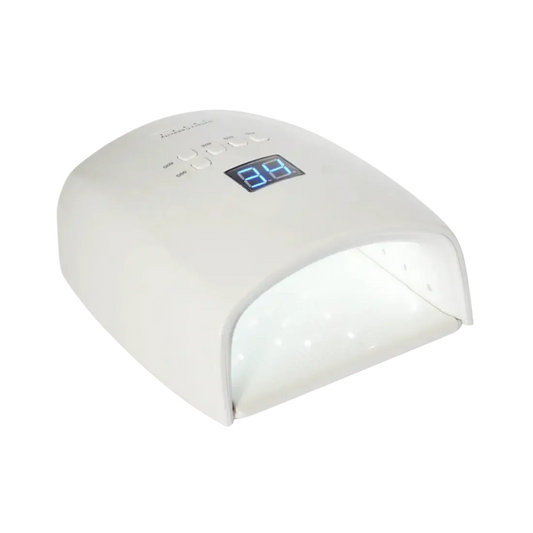DND WHITE CORDLESS RECHARGEABLE UV/LED LAMP — WHITE DND