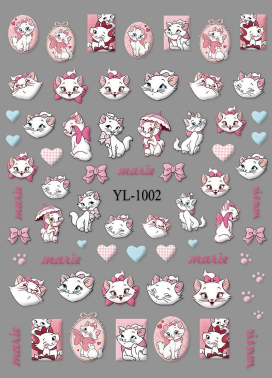 Nail Sticker Marie Cat #YL1002 Premier Nail Supply