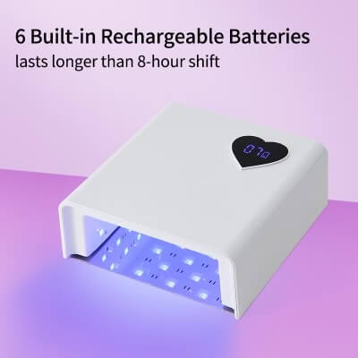 Nail UV.LED Professional Lamp Rechargeable Cordless #A20 Premier Nail Supply