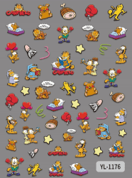 Nail Sticker Garfield Cartoon #YL1176 Premier Nail Supply