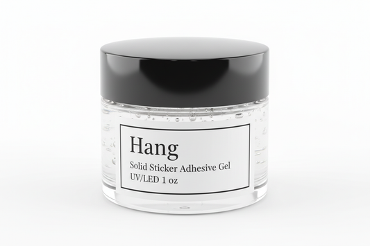 Hang Solid Sticker Adhesive Gel UVLED Jar 1 oz Hang