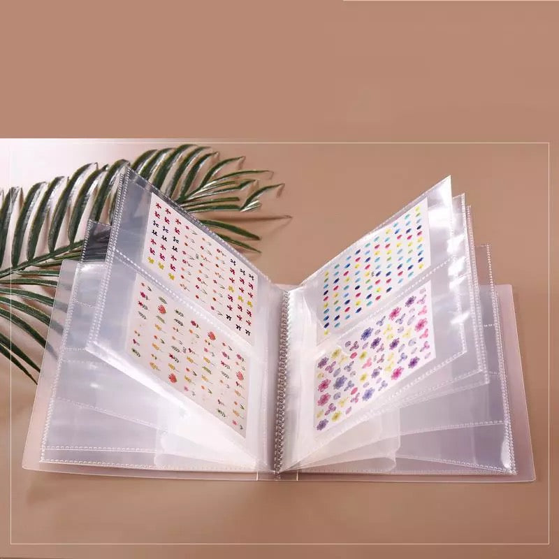 Nail Sticker Storage Book Collecting Equipment 80 slots Premier Nail Supply