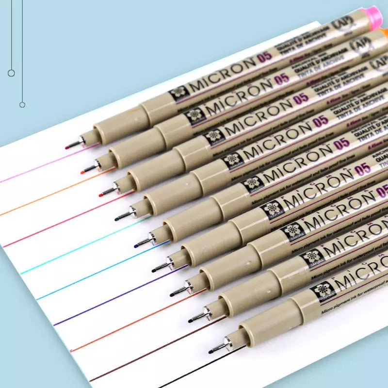 SAKURA Pigma Micron PN Pen Nail Design Premier Nail Supply