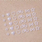 Nail Charm 3D White Pearls Multi Shapes - #61689 Premier Nail Supply