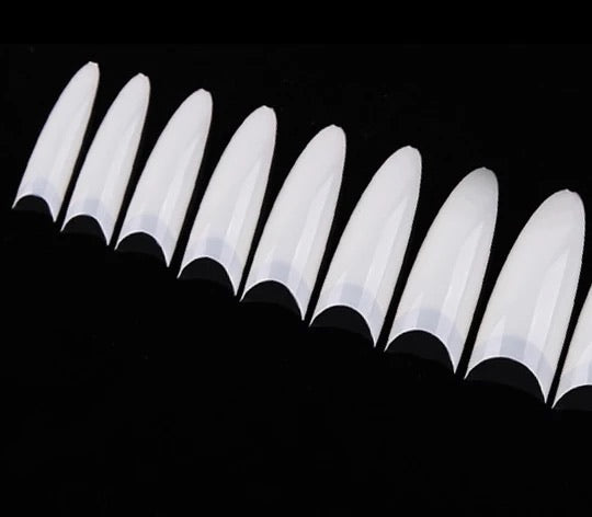 Almond Extra Long Press On Natural Nail Tips 240Pcs Premier Nail Supply