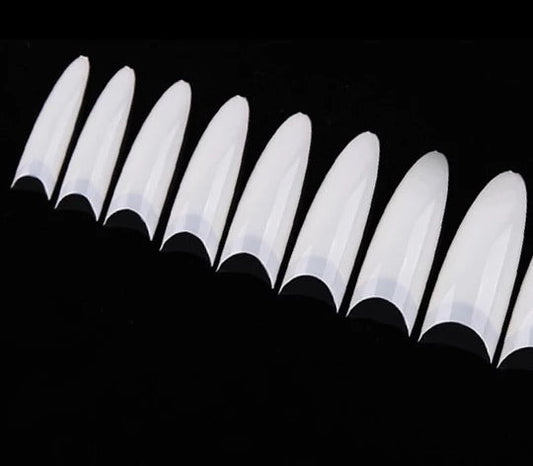 Almond Extra Long Press On Natural Nail Tips 240Pcs Premier Nail Supply