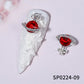 Planet 3D Rhinestone Nail Charm Decoration 6pcs Premier Nail Supply