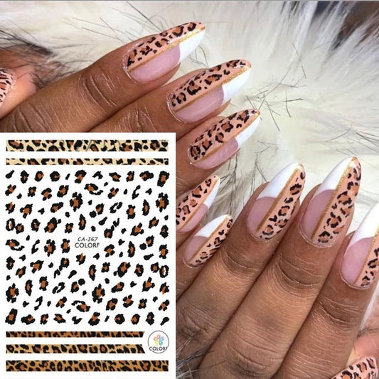 Nail Sticker Leopard CA367 Premier Nail Supply