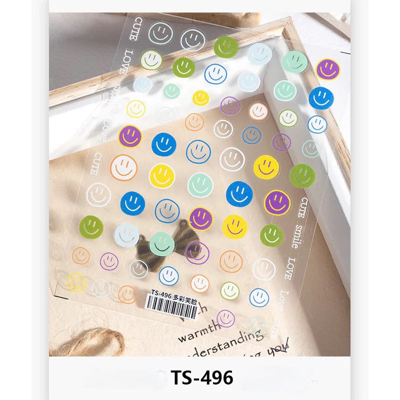 Nail Sticker Colorful Luxury 3D jewels Design -DP413 Premier Nail Supply
