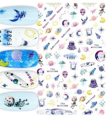 Nail Sticker Astronaut & Space F532 Premier Nail Supply