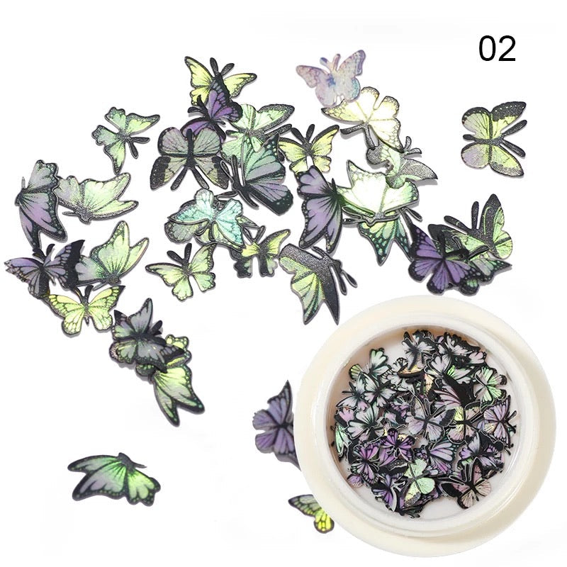 3D Mini Butterfly Flower - #ZP087 Premier Nail Supply