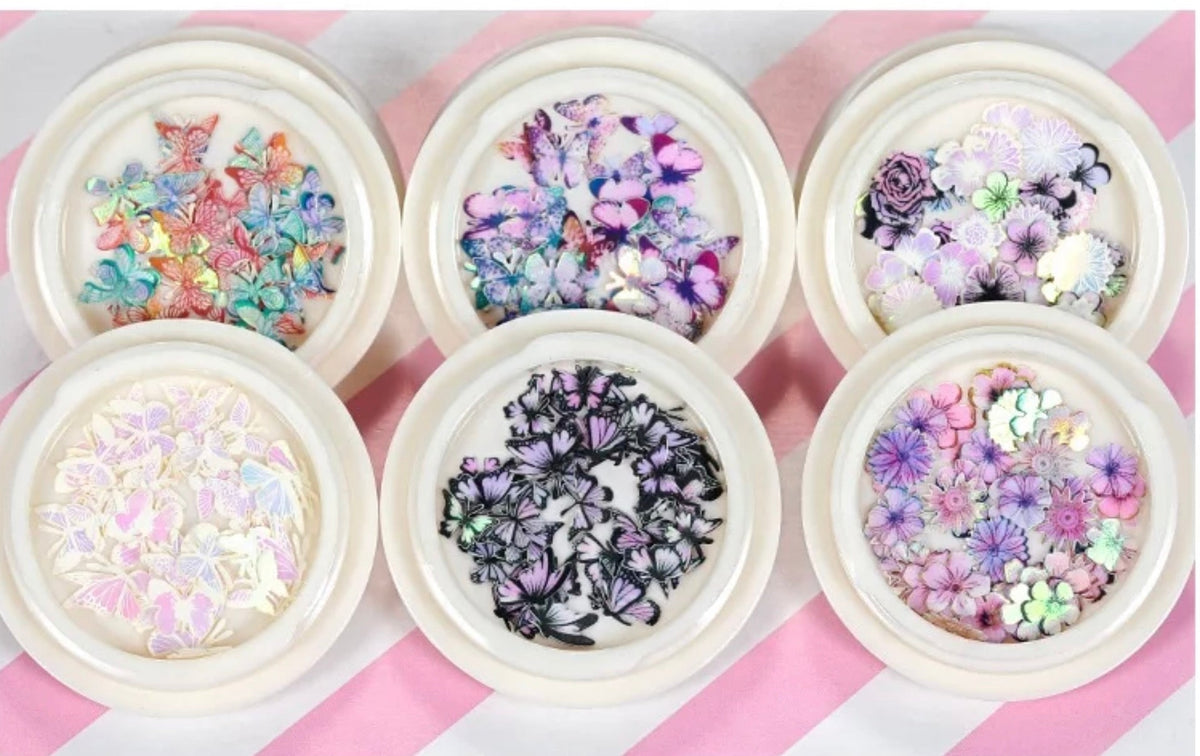 3D Mini Butterfly Flower - #ZP087 Premier Nail Supply