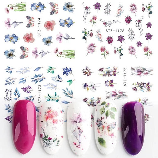 Nail Sticker Flower - STZ1174 Premier Nail Supply