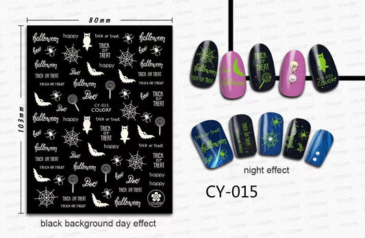 Nail Sticker Halloween Spider Web - CY015 Premier Nail Supply