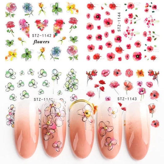 Nail Sticker Flower STZ-1142 Premier Nail Supply