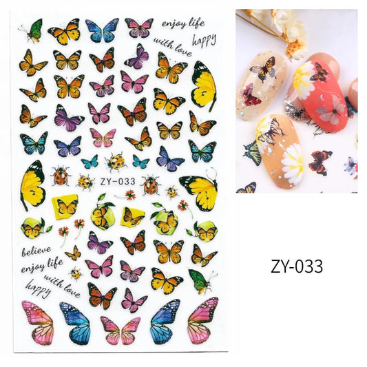Nail Sticker Colorful Luxury 3D jewels Design -DP413 Premier Nail Supply
