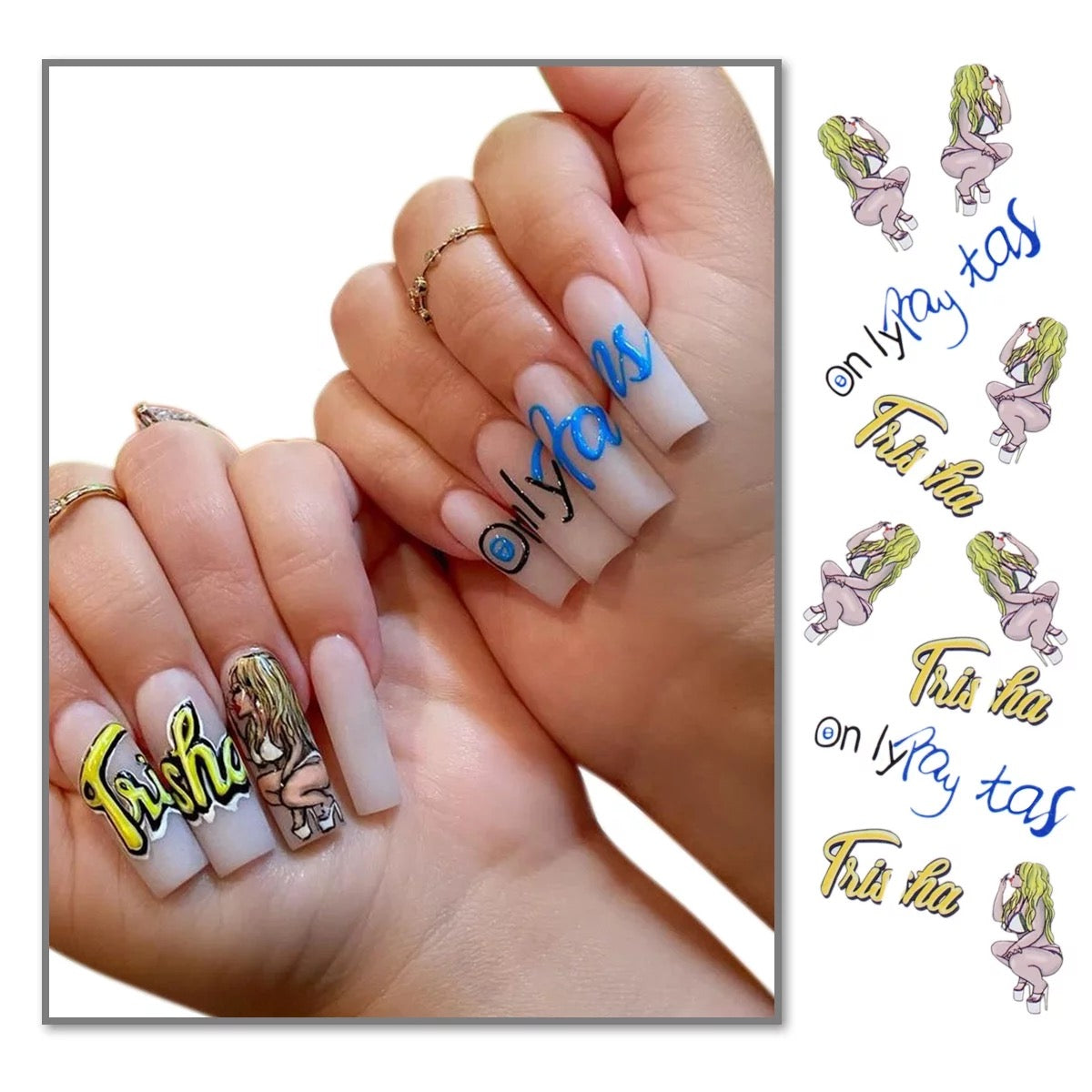 Nail Sticker Trisha ST104 Premier Nail Supply