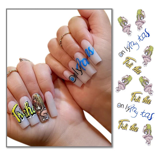 Nail Sticker Trisha ST104 Premier Nail Supply