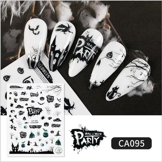 Nail Sticker Halloween Party- CA095 Premier Nail Supply