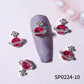 Planet 3D Rhinestone Nail Charm Decoration 6pcs Premier Nail Supply