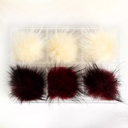 Nail Fluffy Pom Pom Magnetic-POMRW6 Premier Nail Supply