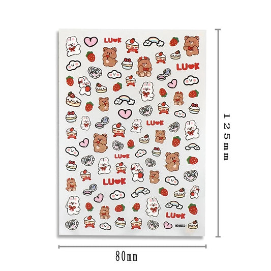 Nail Sticker Cupcake LU❤️K - LU❤️K MG1050232 Premier Nail Supply