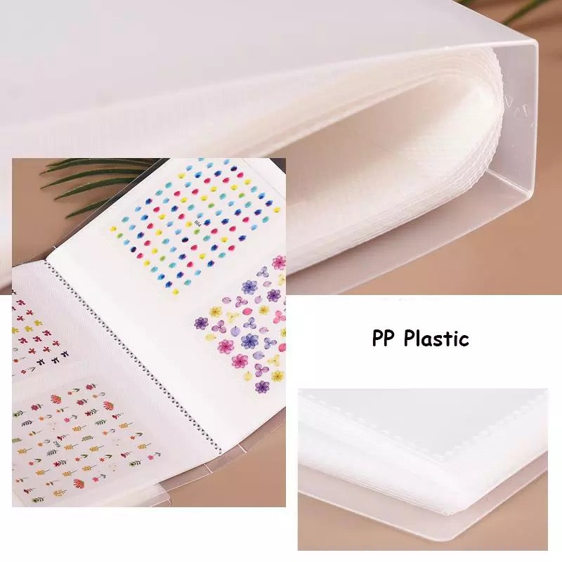 Nail Sticker Storage Book Collecting Equipment 80 slots Premier Nail Supply