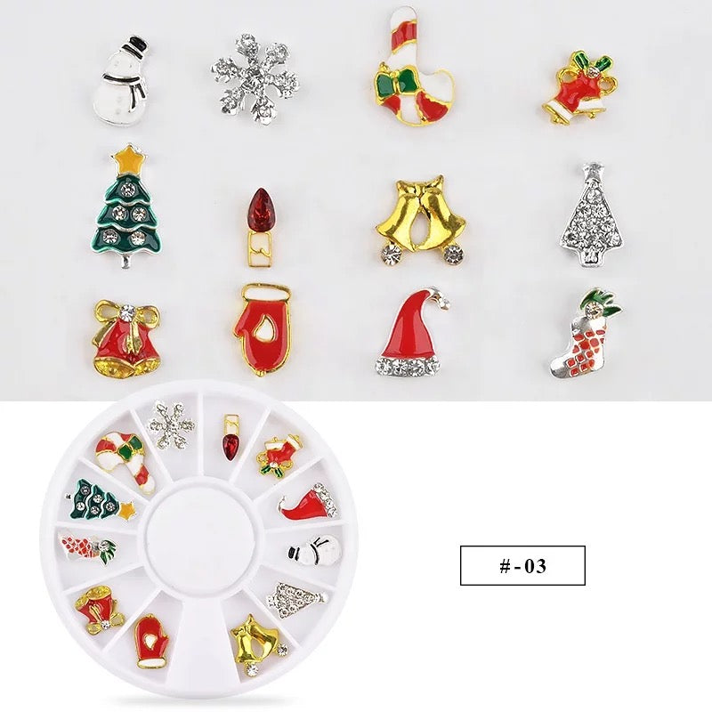 3D Christmas Nail Art Diamond Rhinestone #3 Premier Nail Supply