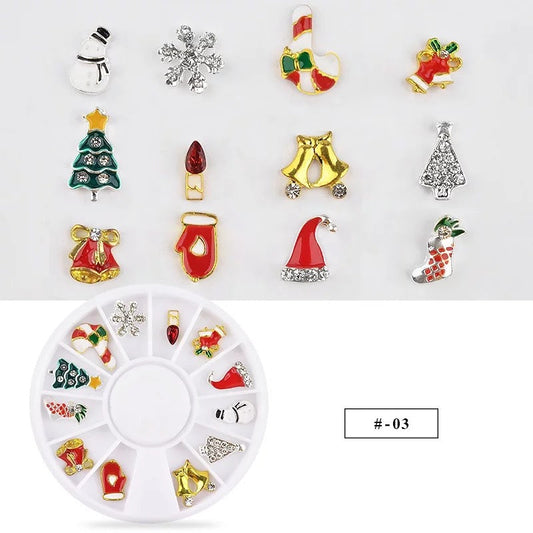 3D Christmas Nail Art Diamond Rhinestone #3 Premier Nail Supply