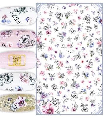 Nail Sticker Colorful Luxury 3D jewels Design -DP413 Premier Nail Supply