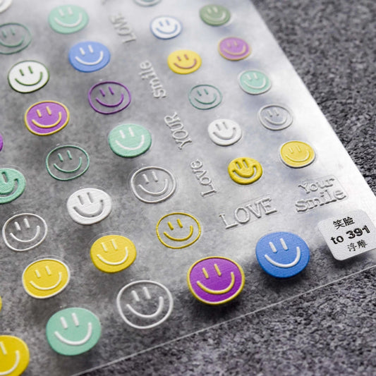 Nail Sticker Happy Smile 392 Premier Nail Supply
