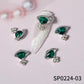 Planet 3D Rhinestone Nail Charm Decoration 6pcs Premier Nail Supply