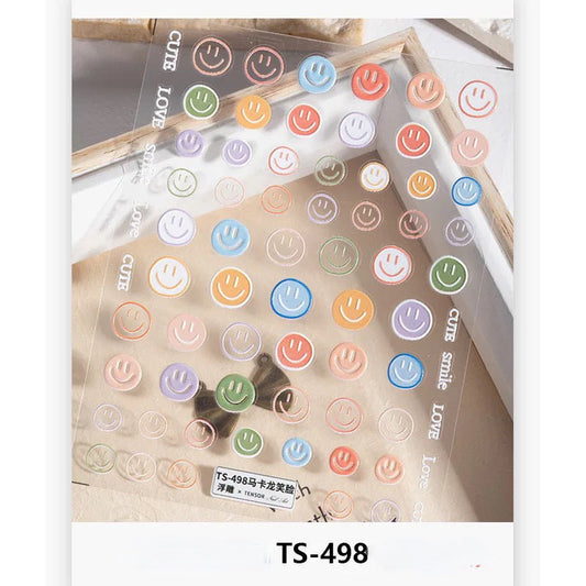 Nail Sticker Happy Face ST499 Premier Nail Supply