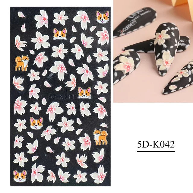 Nail Sticker Summer Butterfly’s ZY087 Premier Nail Supply