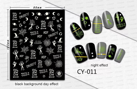 Nail Sticker Spider Wed CY011 Premier Nail Supply