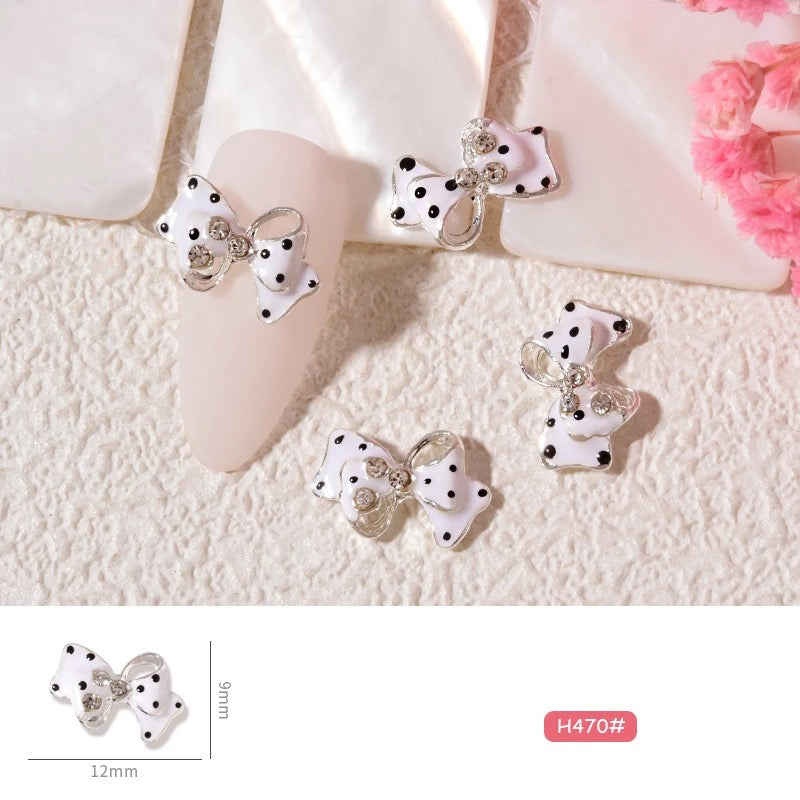 Nail Charm Bow Rhinestone -H470 Premier Nail Supply