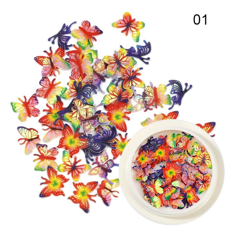 3D Mix Butterflies ZP01 Premier Nail Supply