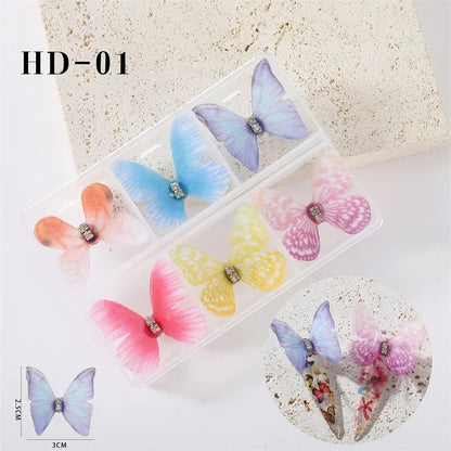 3D Butterfly Nail Charms Magnetic Pompous -#25686 Premier Nail Supply