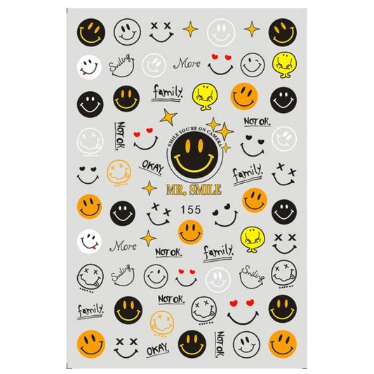 Nail Sticker Mr Smile 155 Premier Nail Supply