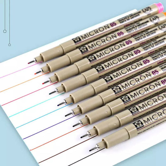 SAKURA Pigma Micron PN Pen Black  Nail Design Premier Nail Supply