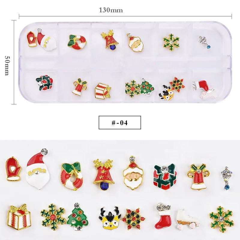 3D Christmas Nail Art Diamond Rhinestone #4 Premier Nail Supply