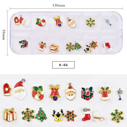 3D Christmas Nail Art Diamond Rhinestone #4 Premier Nail Supply