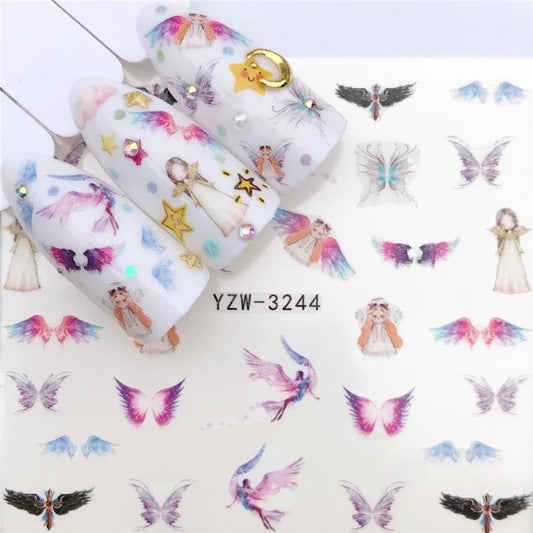 Nail Sticker Angel Wings YZW3244 Premier Nail Supply