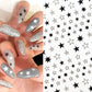 Nail Sticker Star Black 353 Premier Nail Supply