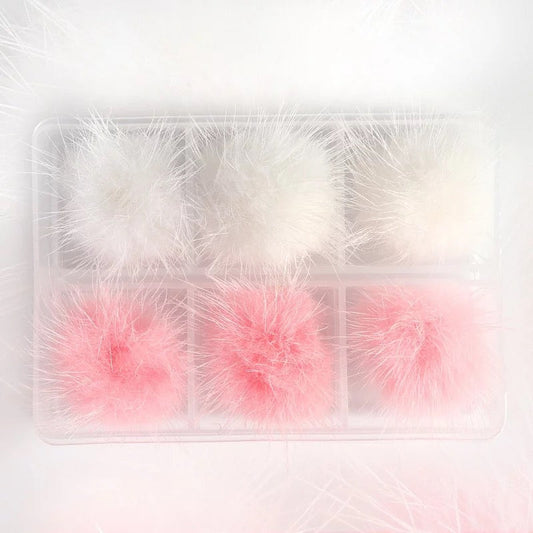 Nail Fluffy Pom Pom Magnetic Ball- POMPW3 Premier Nail Supply